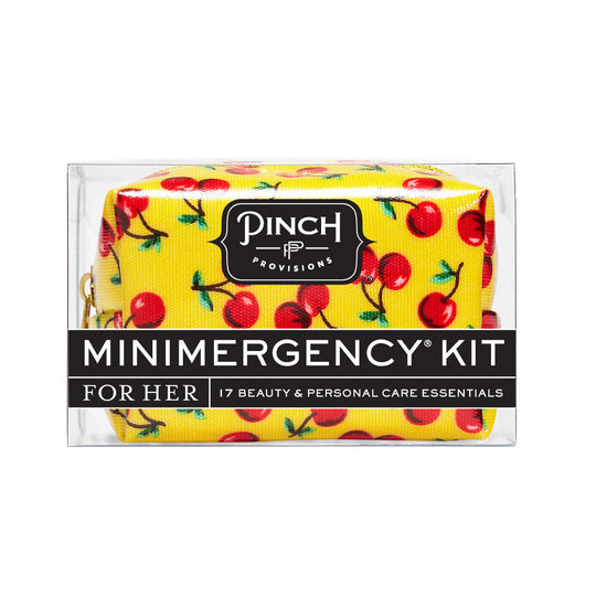 Minimergency Kit for Her - Yellow Cherry banner