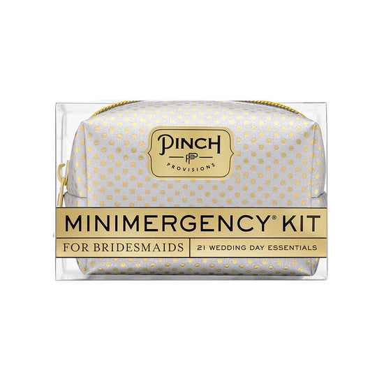 Minimergency Kit for Bridesmaids - Silver/Gold Dot banner