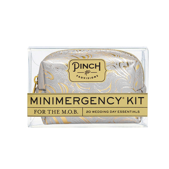 Minimergency Kit for Mother of the Bride - Silver/Gold Swirl banner