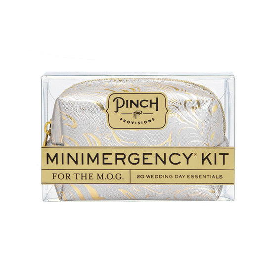 Minimergency Kit for Mother of the Groom - Silver/Gold Swirl banner